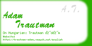 adam trautman business card